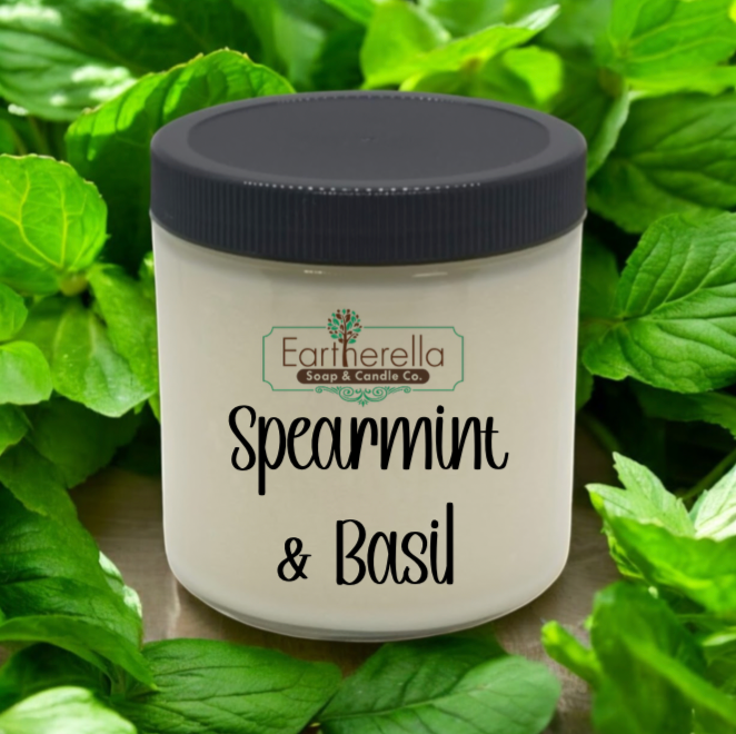 SPEARMINT & BASIL Soy Candle