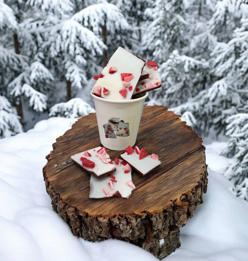 PEPPERMINT BARK Chocolate Mint Winter Christmas wax melts | 5 oz