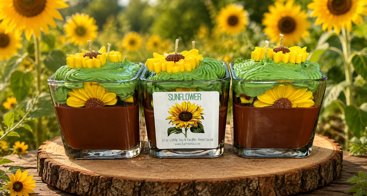 
                  
                    SUNFLOWER Soy blend candle | 12 oz
                  
                