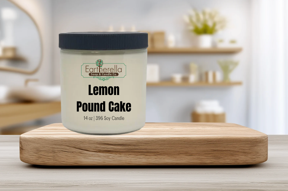 
                  
                    LEMON POUND CAKE Soy Candle jar
                  
                
