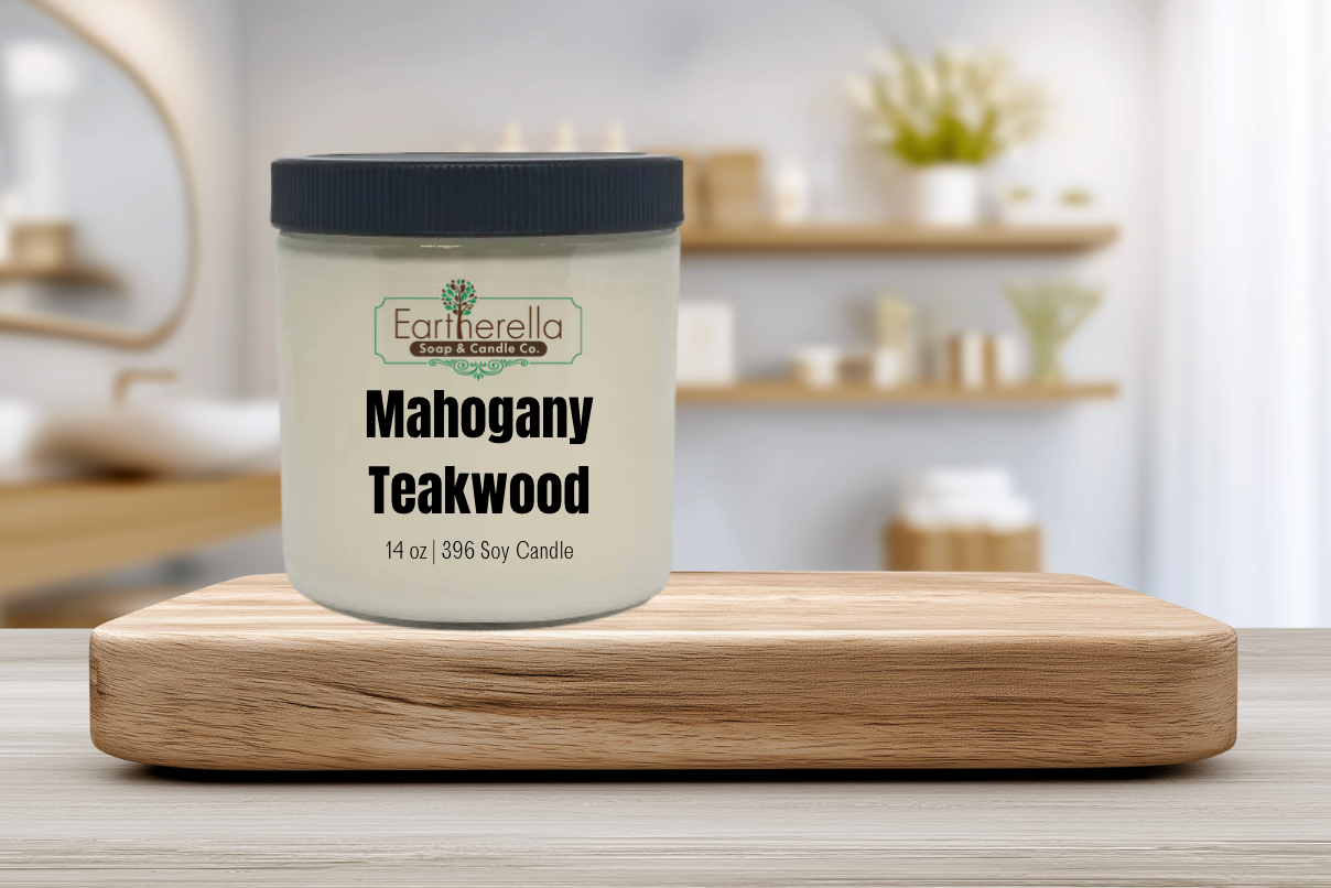
                  
                    MAHOGANY TEAKWOOD Soy Candle jar
                  
                