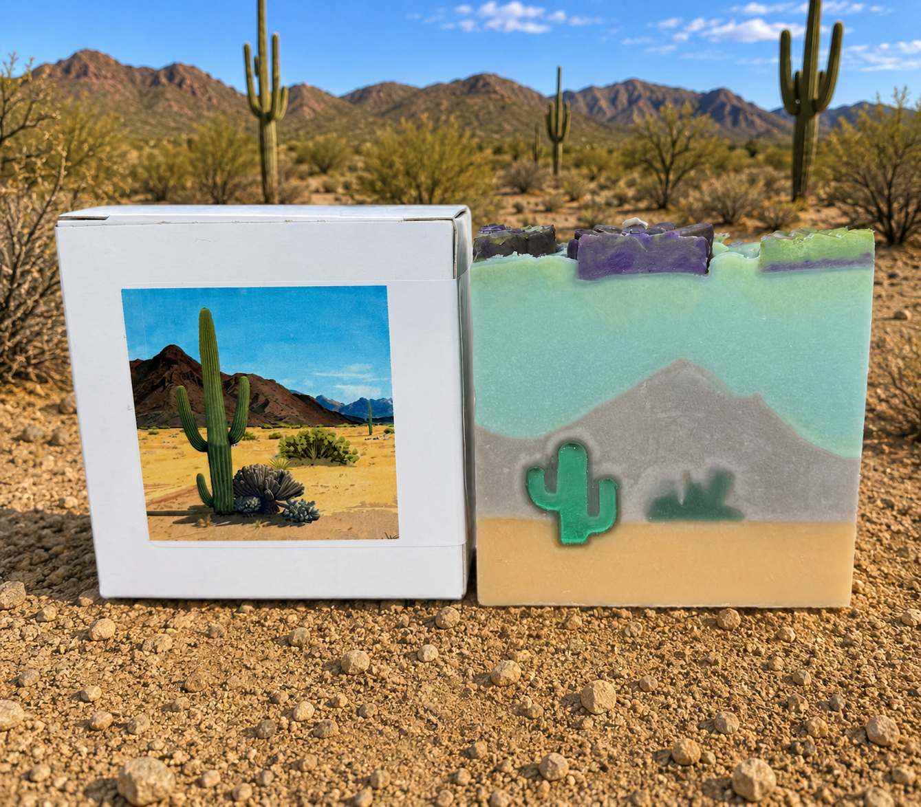 
                  
                    BAJA CACTUS BLOSSOM | handmade artisan blend soap bar 5 oz - SHIPS JUNE 22ND
                  
                
