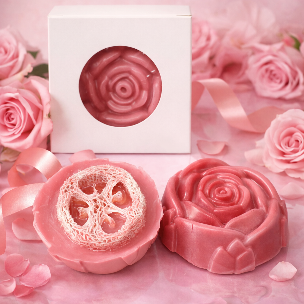 
                  
                    Fresh Cut Roses | Rose Loofah Soap Bar, 4 Oz Bar
                  
                