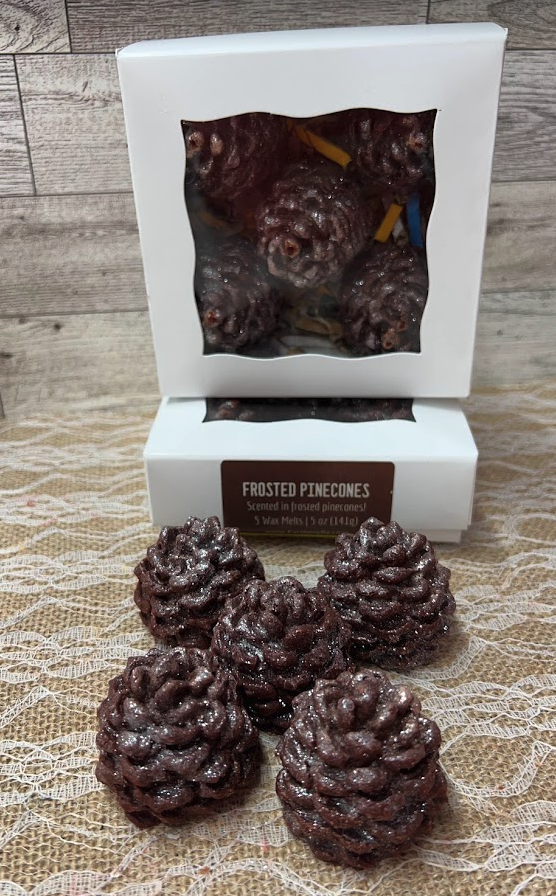 
                  
                    FROSTED PINECONES | Snow Covered Pinecones | Wax Melts | Fall Christmas
                  
                