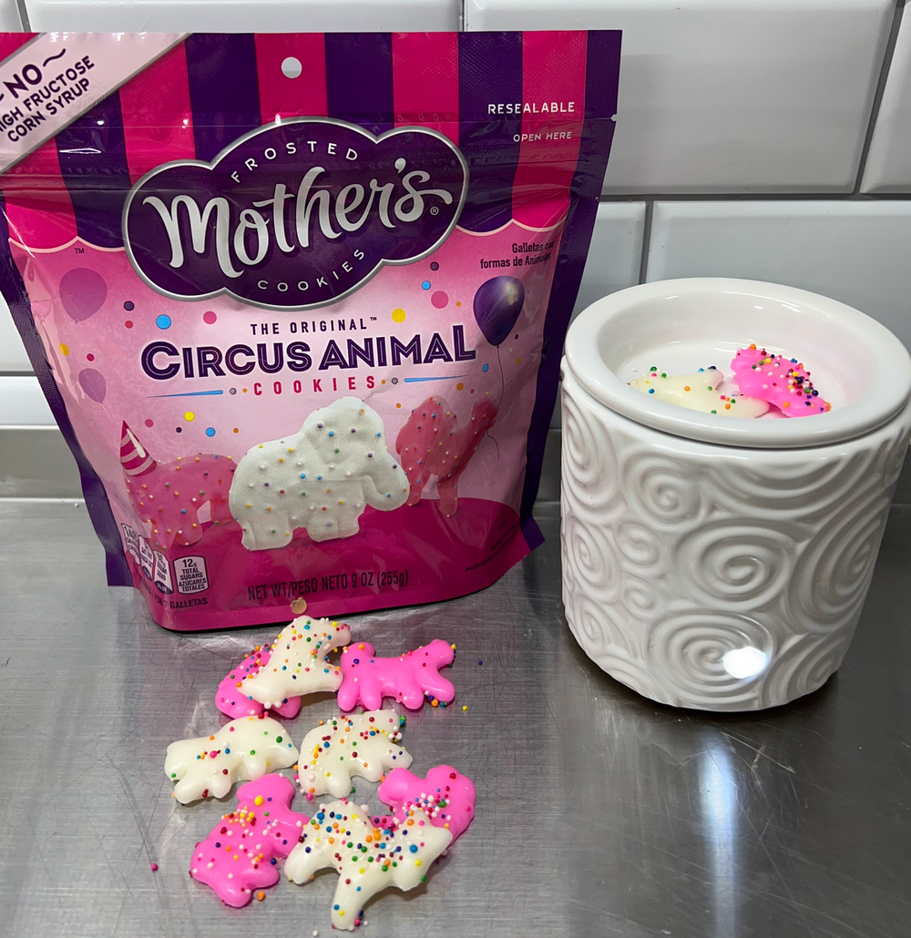 FROSTED ANIMAL CRACKERS Cookies Wax Melts | Wax Embeds for Candles | Fake Food | Warm Sugar Cookie scent | 2.5 oz