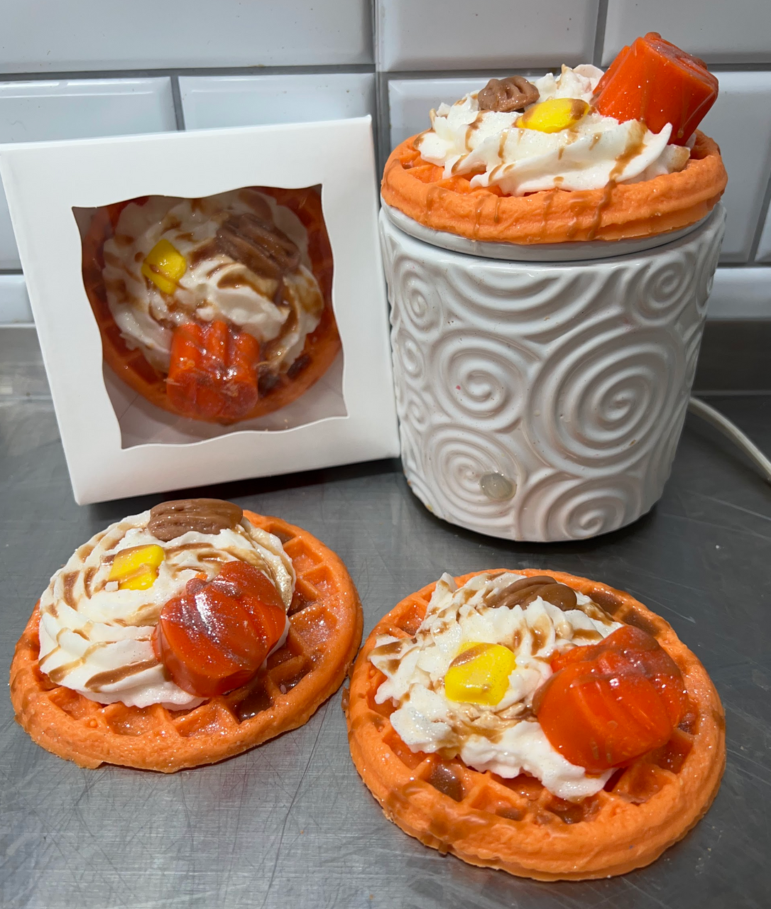 
                  
                    NUTTY PUMPKIN WAFFLES  Wax Melts | Fake Food | 3.75 oz
                  
                