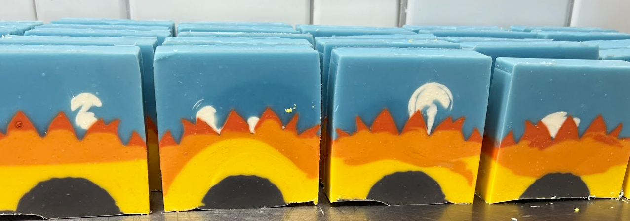 
                  
                    WHIMSICAL SUNFLOWERS Soap | Butterfly Flowers scent | handmade artisan soap bar | 6 oz
                  
                