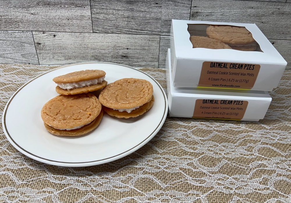 
                  
                    OATMEAL CREAM PIE cookies inspired Wax Melts | 4 Melts | 6.25 oz
                  
                