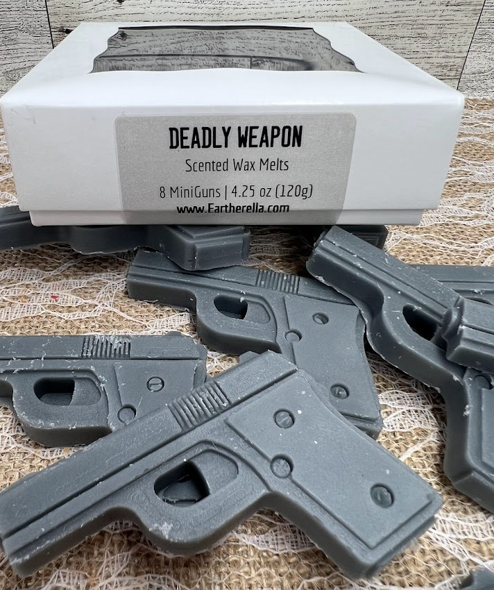 Mini DEADLY WEAPON gun wax melts | Masculine fragrance