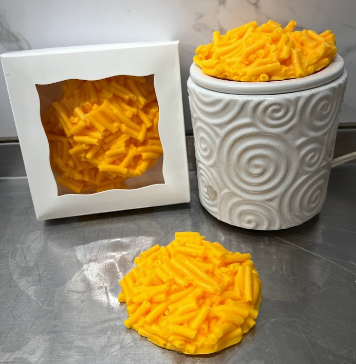 
                  
                    MAC & CHEESE wax melts | Macaroni | Orange Sherbet scent | 2 wax melts | 5 oz
                  
                