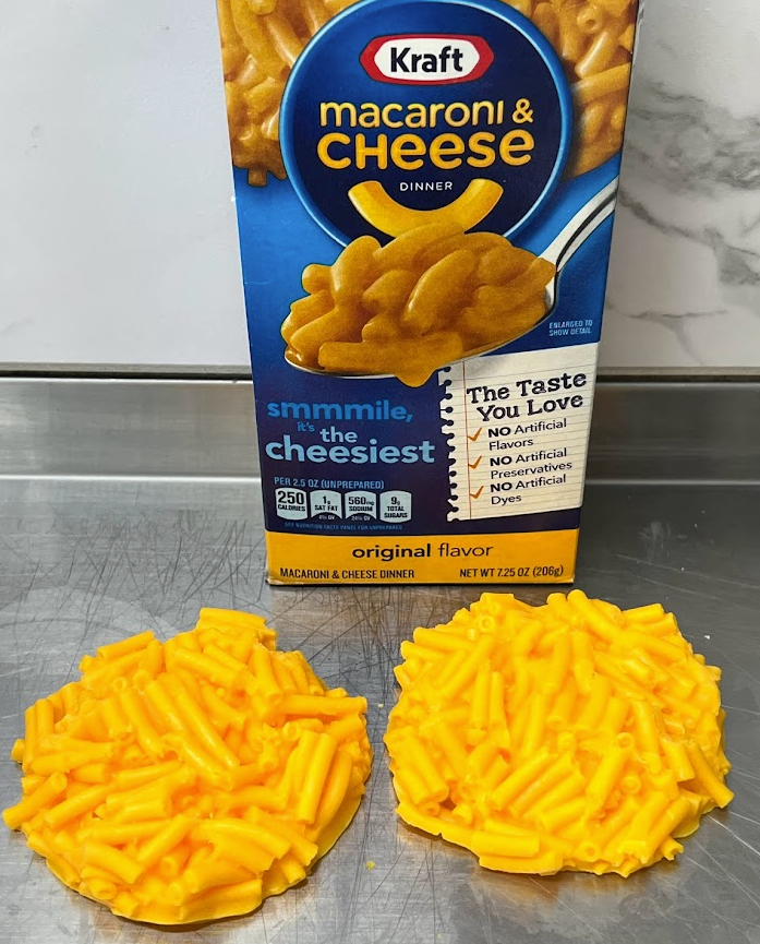 MAC & CHEESE wax melts | Macaroni | Orange Sherbet scent | 2 wax melts | 5 oz