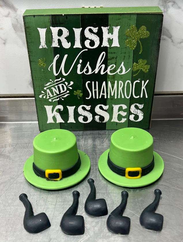 LEPRECHAUN HATS & PIPES | St. Patrick's Day Wax Melts | Irish Spring Scent | 6.25