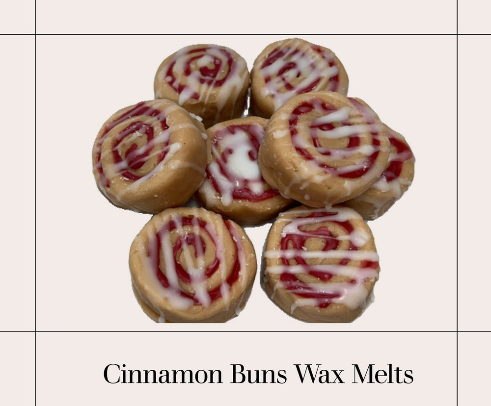 
                  
                    Realistic CINNAMON BUNS Wax Melts | Wax Embeds for Candles | Fake Food | 6 oz
                  
                