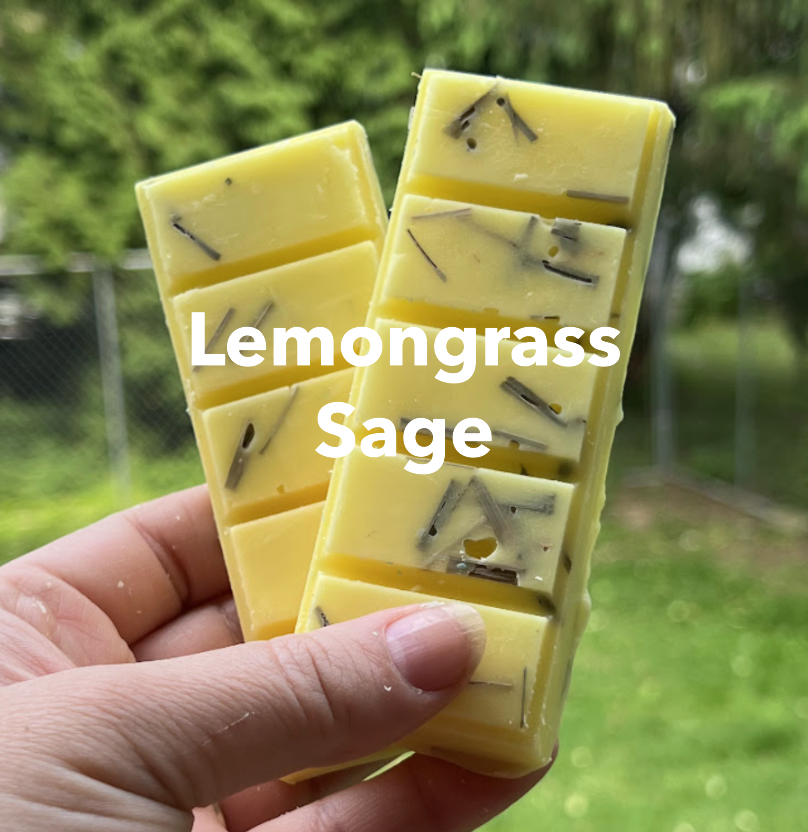 
                  
                    LEMONGRASS SAGE scented Snap Bar Wax Melts 1.5 oz bar
                  
                