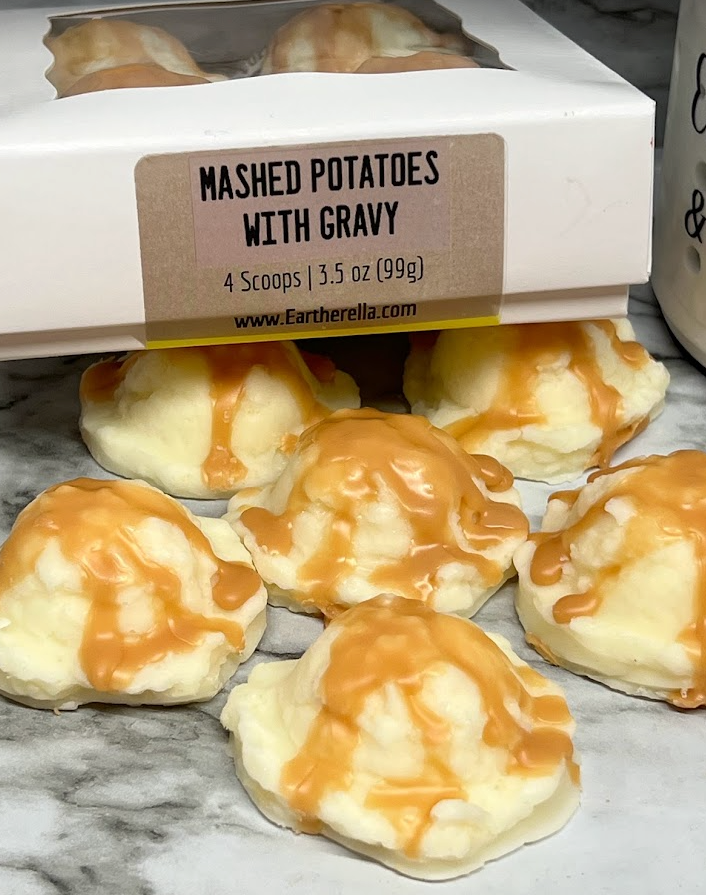 
                  
                    MASHED POTATOES WITH GRAVY Wax Melts | Butterscotch Pudding | Fake Food | 3.5 oz
                  
                