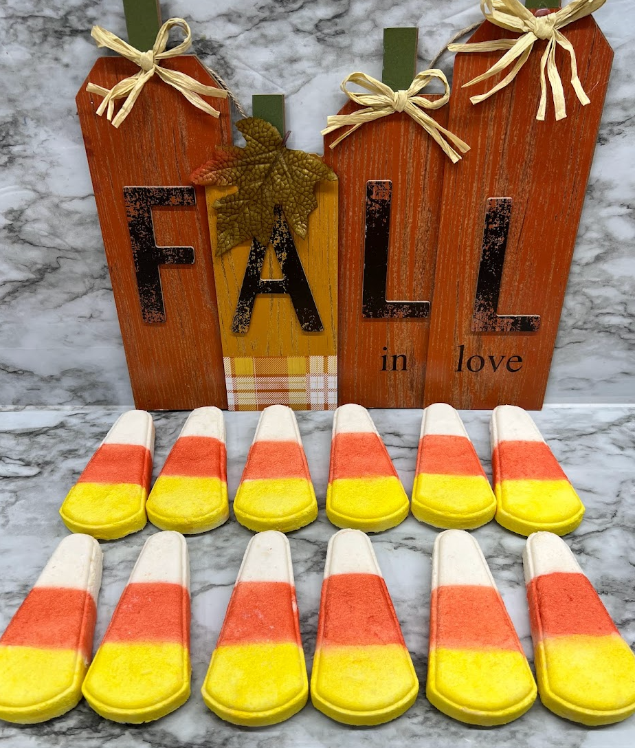 
                  
                    CANDY CORN bath bombs | Pineapple Mango | 4 oz
                  
                