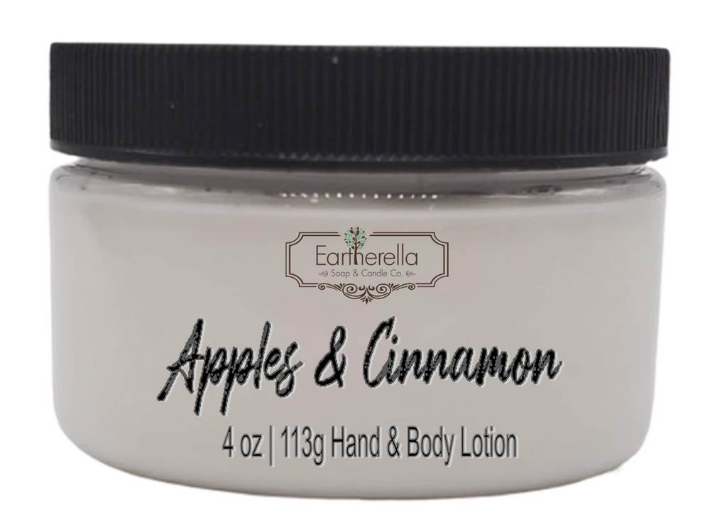 APPLES & CINNAMON Hand & Body Lotion Jar, 4 oz.