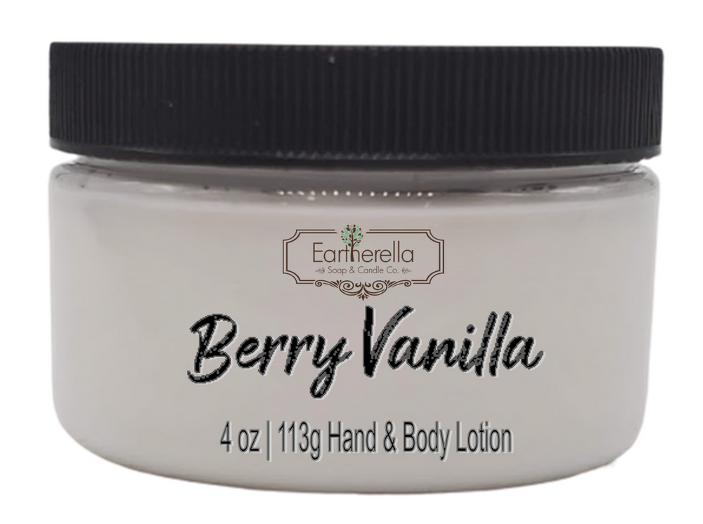 BERRY VANILLA Hand & Body Lotion Jar, 4 oz.