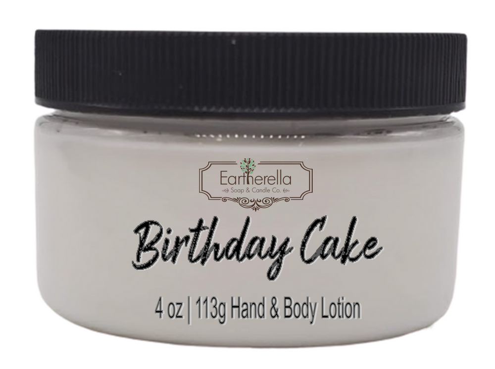 BIRTHDAY CAKE Hand & Body Lotion Jar, 4 oz.