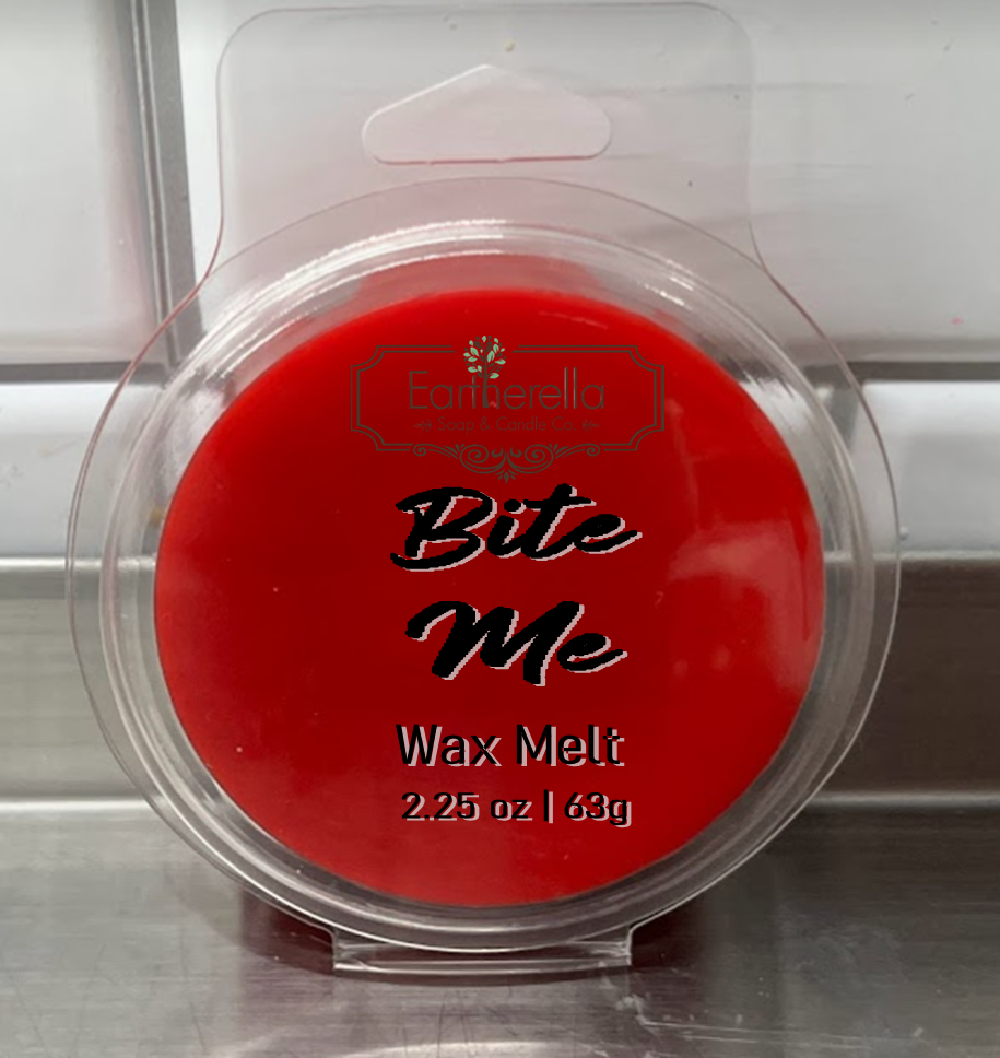 
                  
                    BITE ME Wax Melts Tarts | Strong Cherry | Round Clamshell | 2.7 oz
                  
                