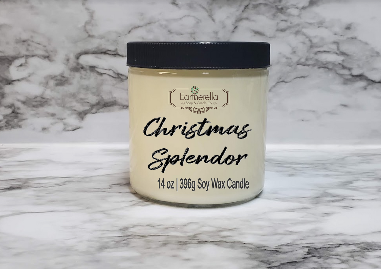 
                  
                    CHRISTMAS SPLENDOR Soy Candle jar
                  
                