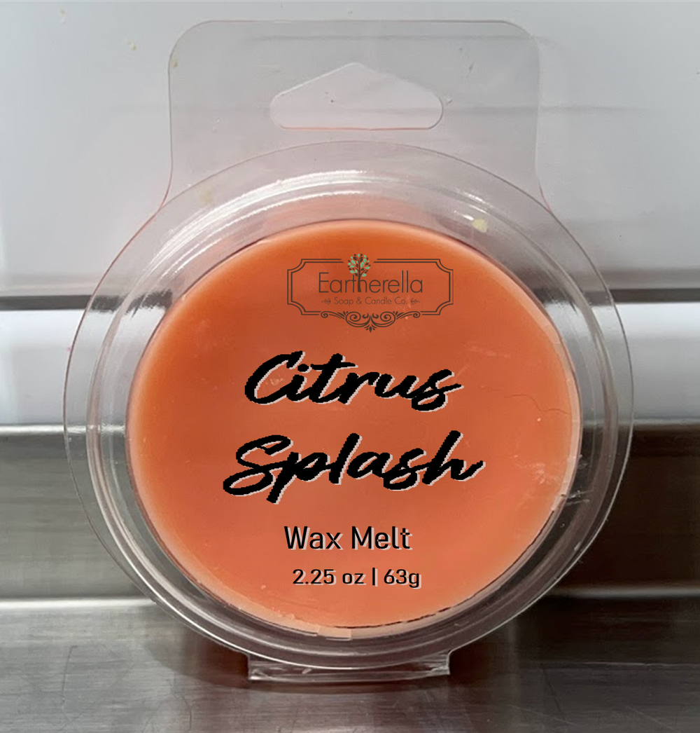 CITRUS SPLASH Wax Melts Tarts | Round Clamshell | 2.7 oz