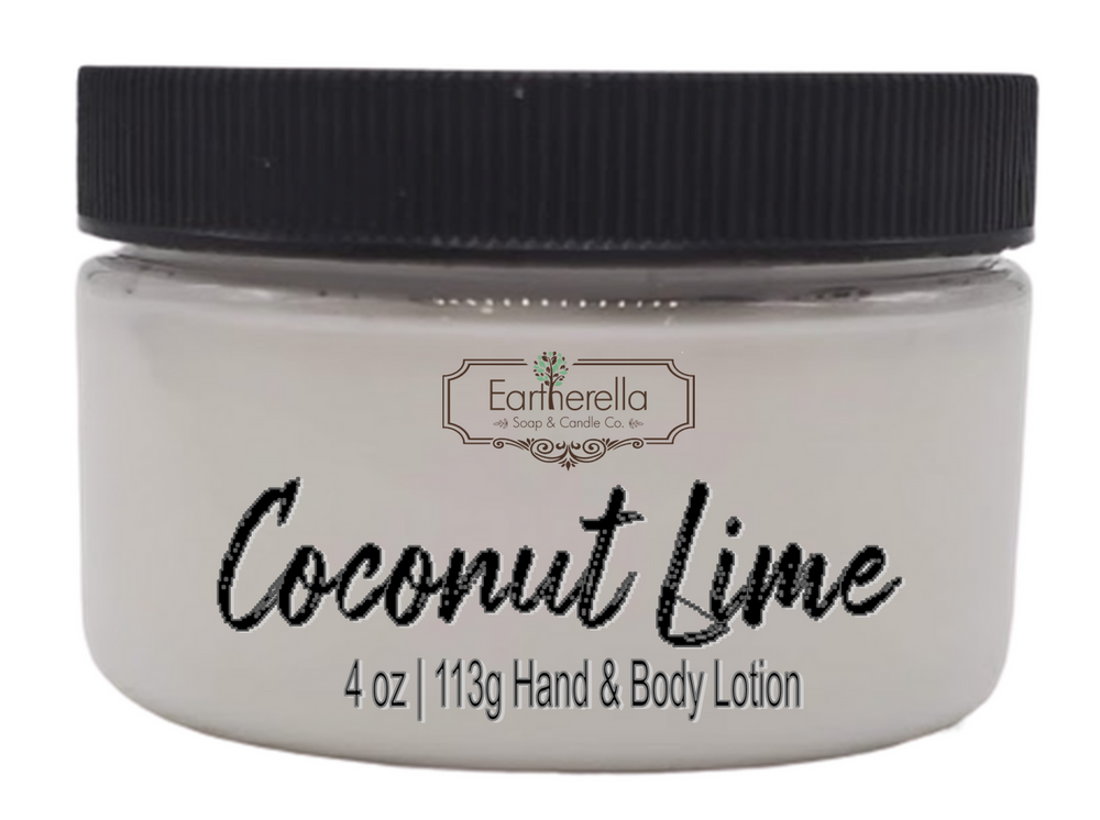 COCONUT LIME Hand & Body Lotion Jar, 4 oz.