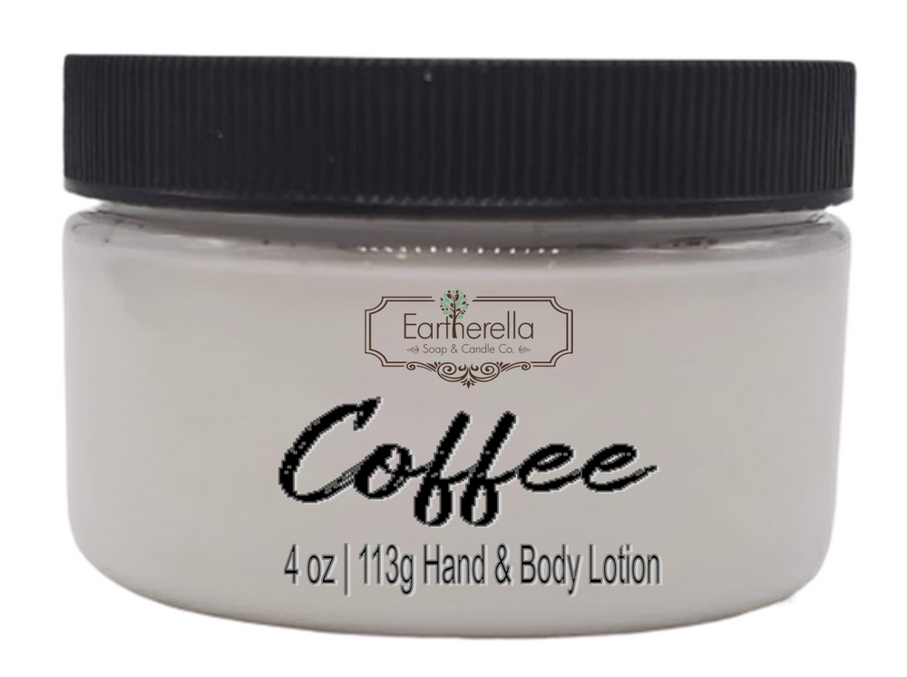 COFFEE Hand & Body Lotion Jar, 4 oz.