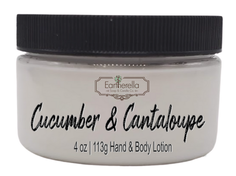 CUCUMBER & CANTALOUPE Hand & Body Lotion Jar, 4 oz.