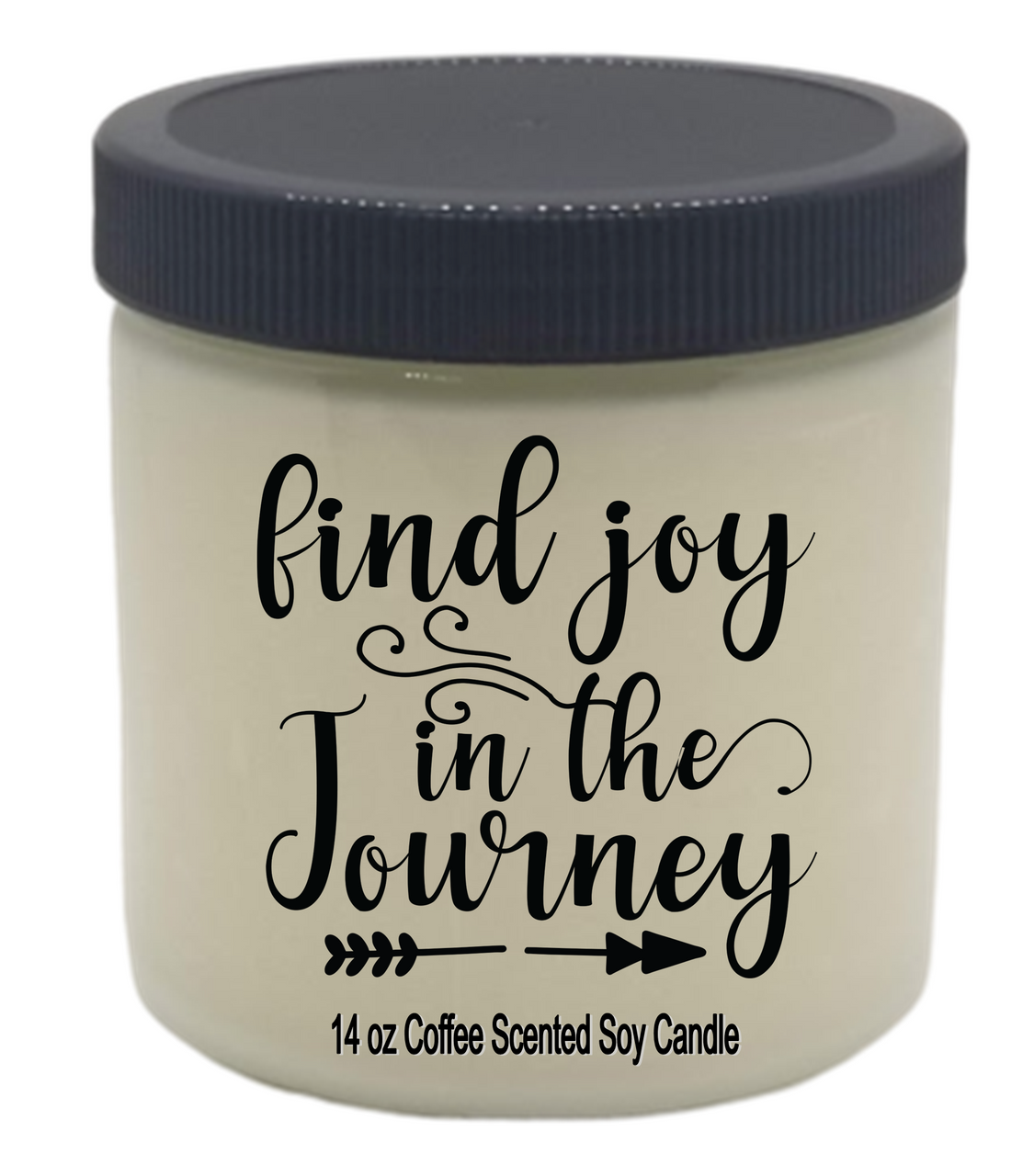 
                  
                    Inspirational soy candle jar | FIND JOY IN THE JOURNEY
                  
                