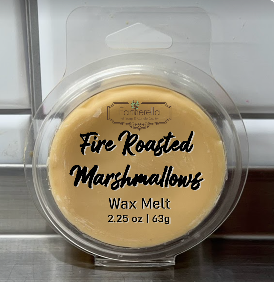 
                  
                    FIRE ROASTED MARSHMALLOWS Wax Melts Tarts | Round Clamshell | 2.7 oz
                  
                