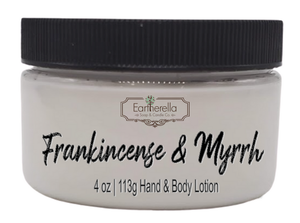 FRANKINCENSE & MYRRH Hand & Body Lotion Jar, 4 oz.