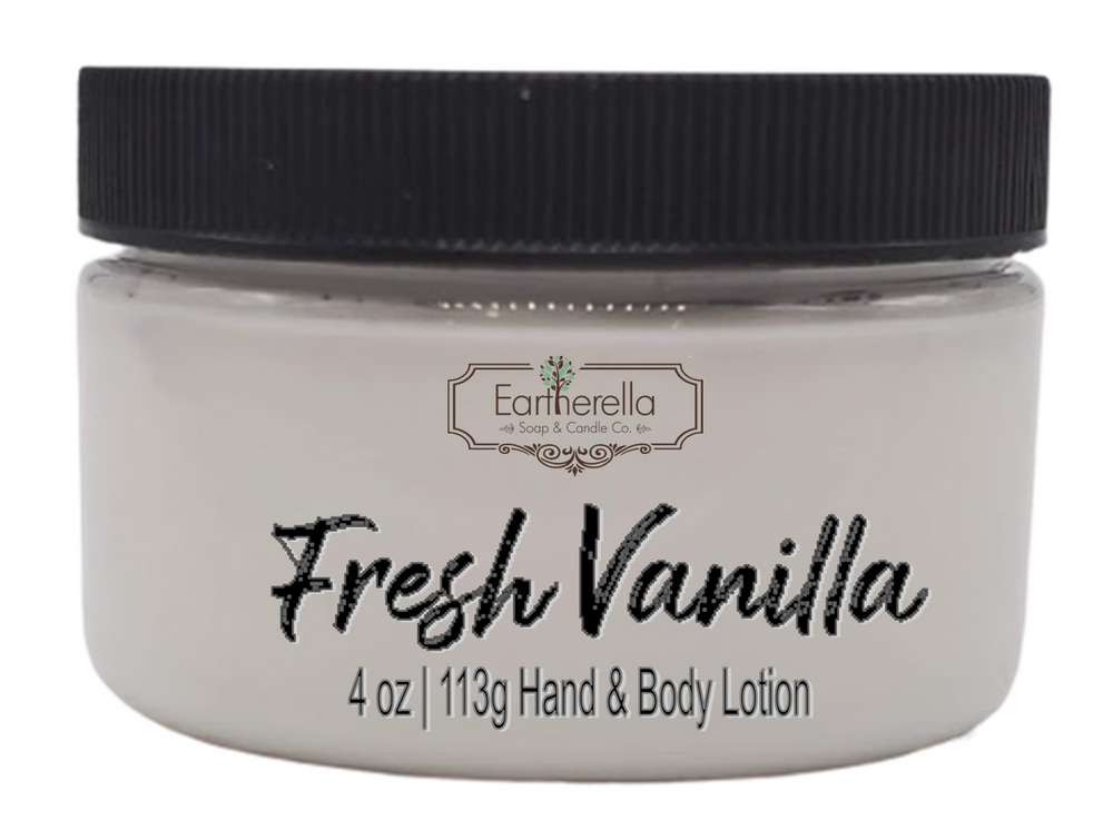 FRESH VANILLA Hand & Body Lotion Jar, 4 oz.