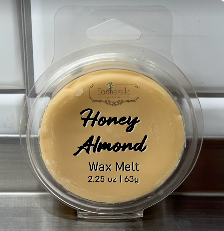 HONEY ALMOND Wax Melts Tarts | Round Clamshell | 2.7 oz
