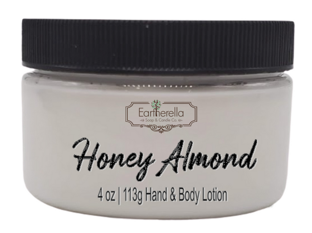 HONEY ALMOND Hand & Body Lotion Jar, 4 oz.