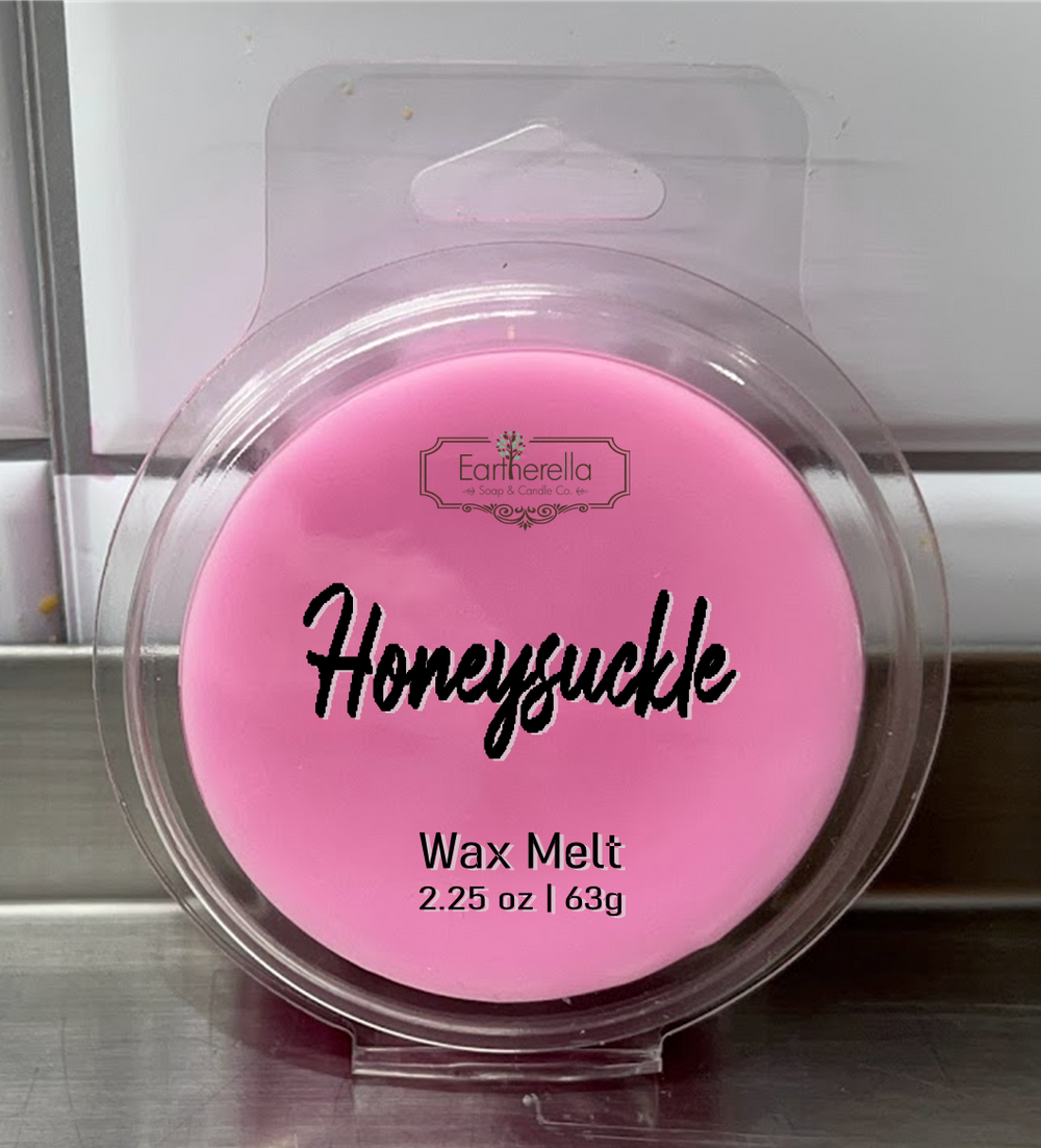 HONEYSUCKLE Wax Melts Tarts | Round Clamshell | 2.7 oz