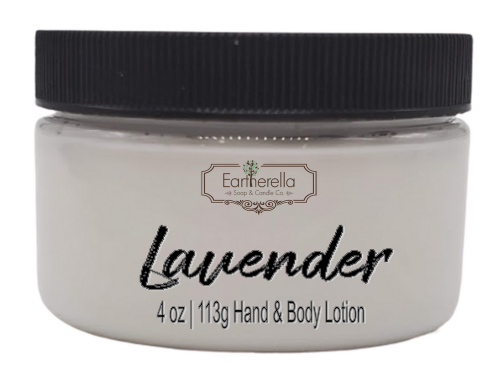 LAVENDER Hand & Body Lotion Jar, 4 oz.