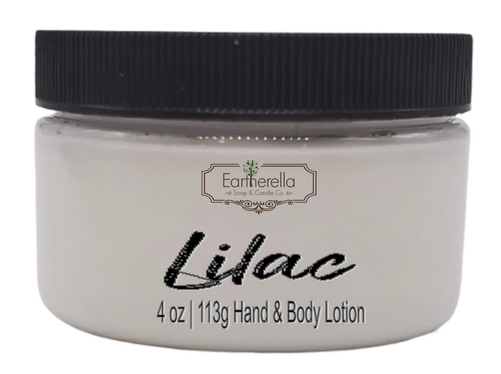 LILAC Hand & Body Lotion Jar, 4 oz.