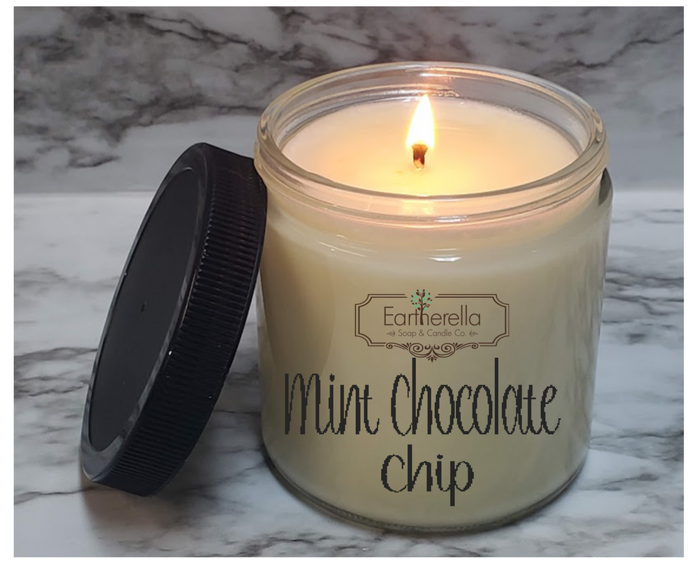 
                  
                    MINT CHOCOLATE CHIP Soy Candle jar
                  
                