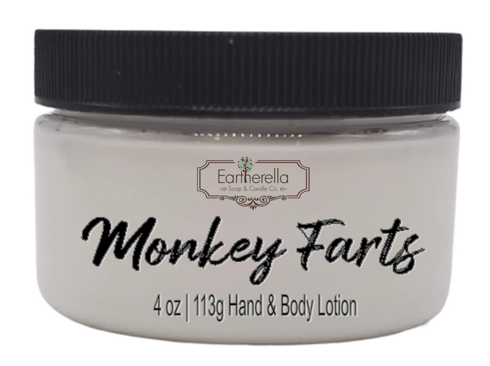 MONKEY FARTS Hand & Body Lotion Jar, 4 oz.