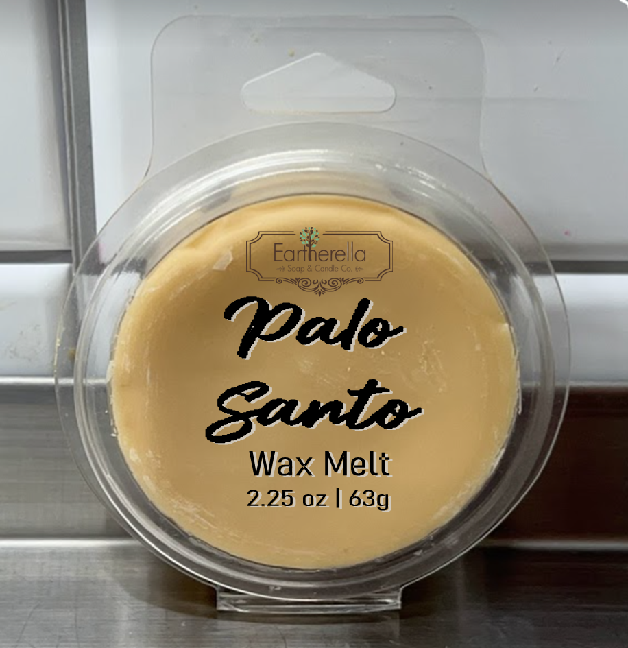 PALO SANTO Wax Melts Tarts | Round Clamshell | 2.7 oz