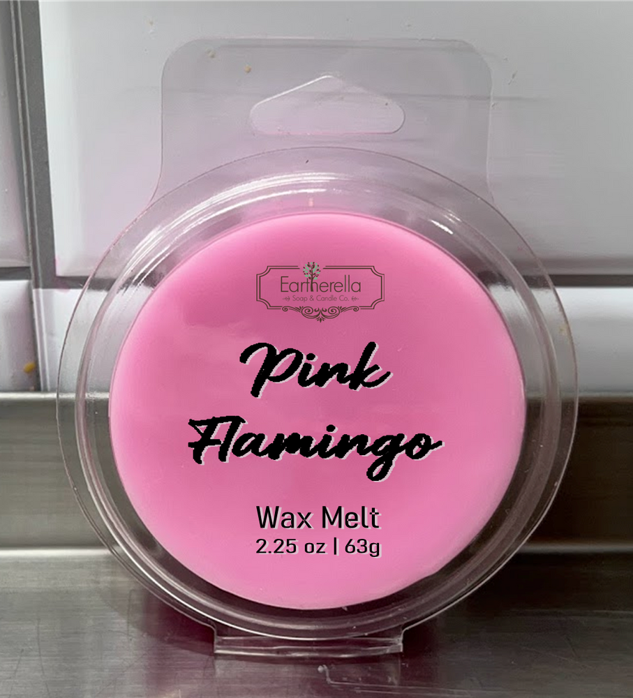 
                  
                    PINK FLAMINGO Wax Melts Tarts | Round Clamshell | 2.7 oz
                  
                