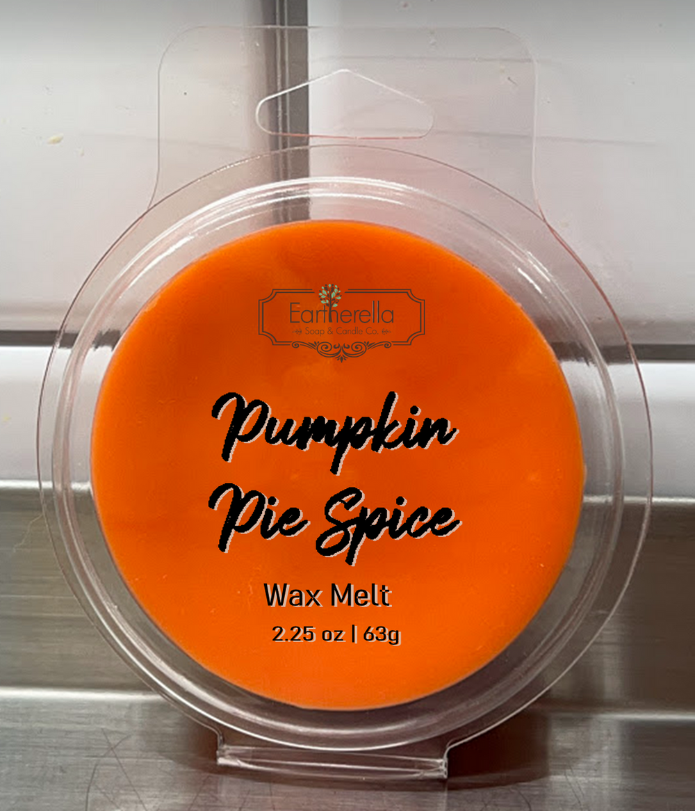 PUMPKIN PIE SPICE Wax Melts Tarts | Round Clamshell | 2.7 oz