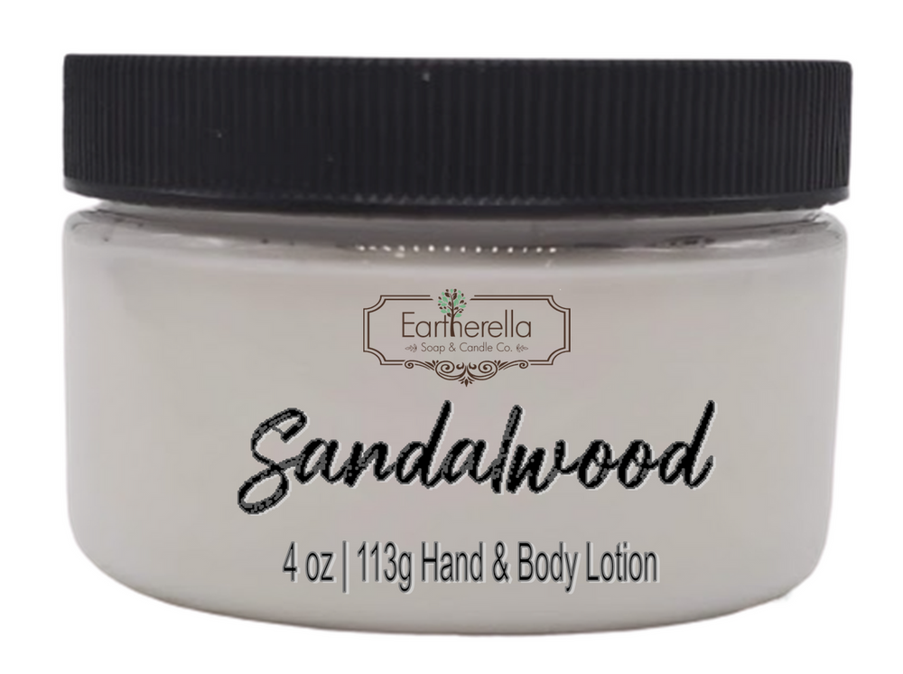 SANDALWOOD Hand & Body Lotion Jar, 4 oz.