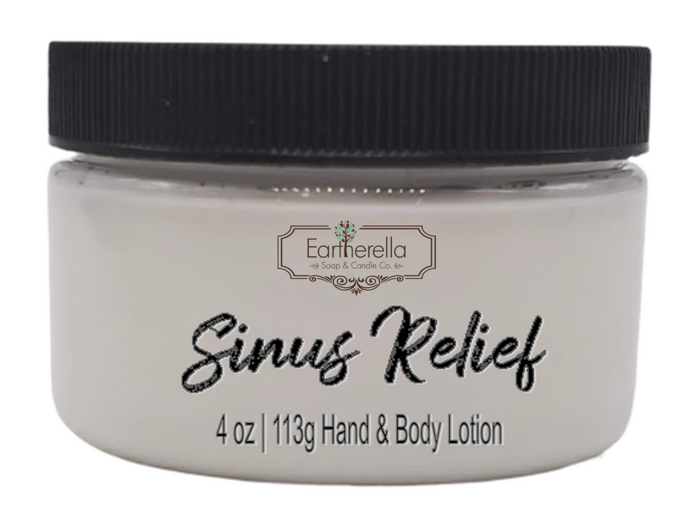 SINUS RELIEF Hand & Body Lotion Jar, 4 oz.