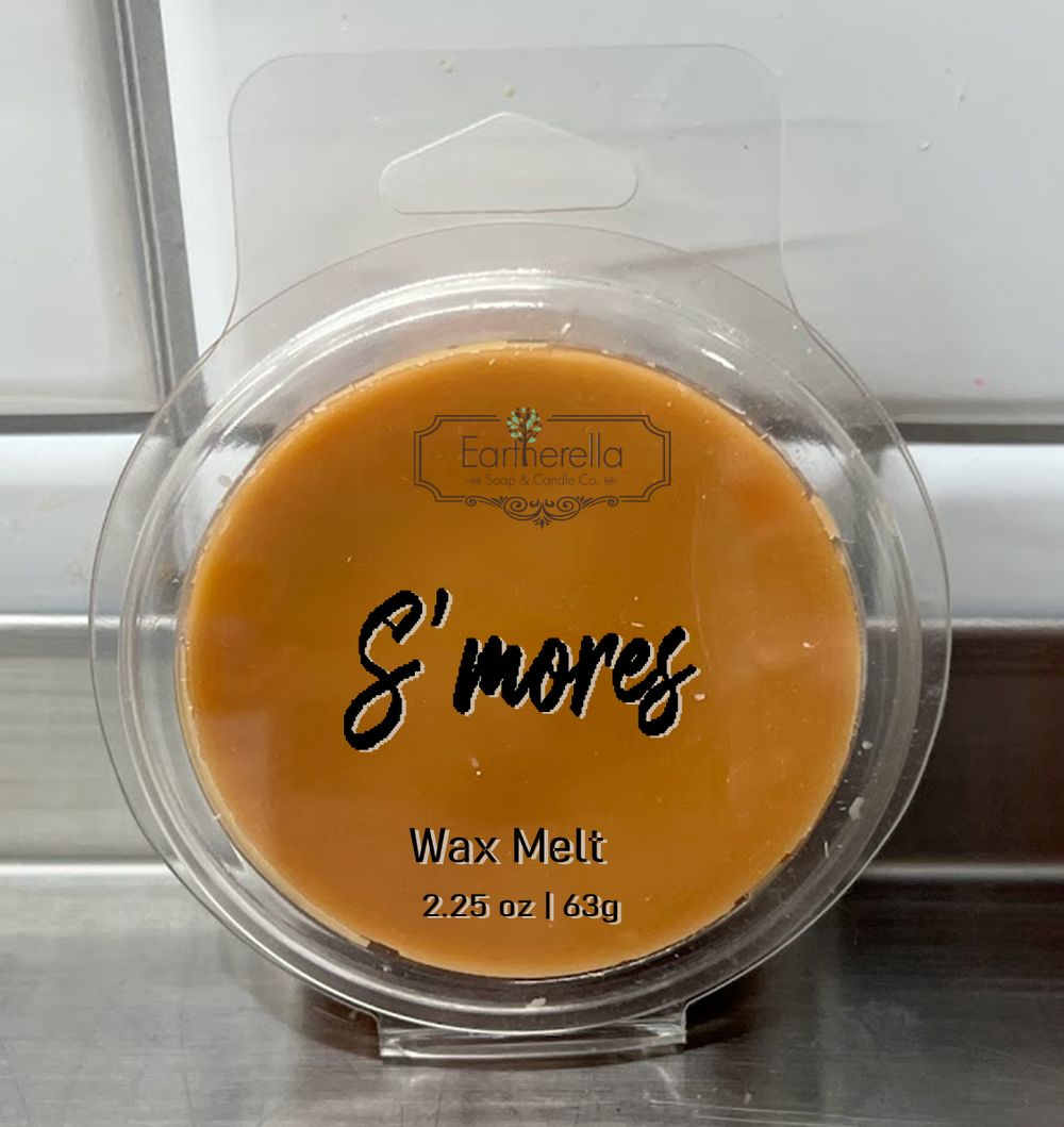 SMORES Wax Melts Tarts | Round Clamshell | 2.7 oz