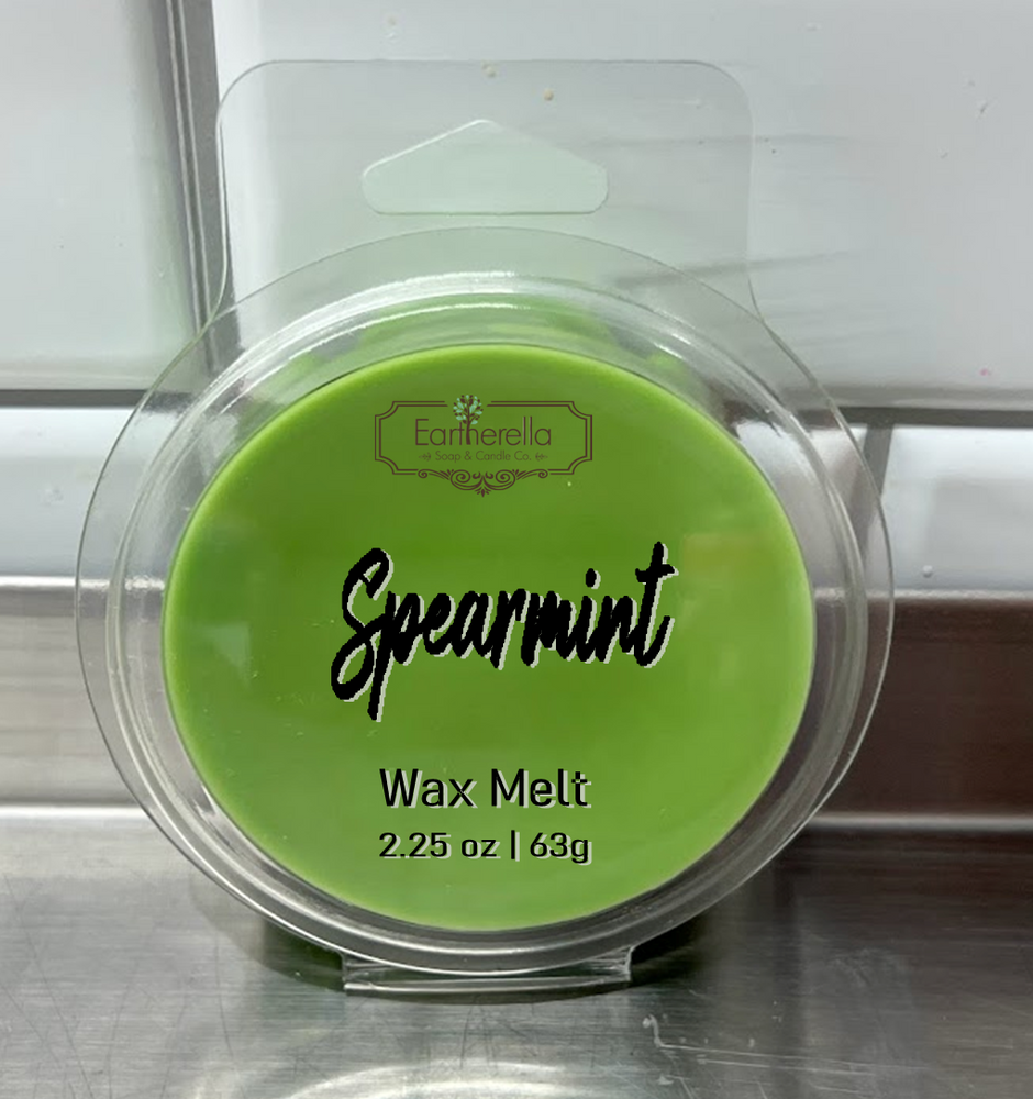 
                  
                    SPEARMINT Wax Melts Tarts | Round Clamshell | 2.7 oz
                  
                