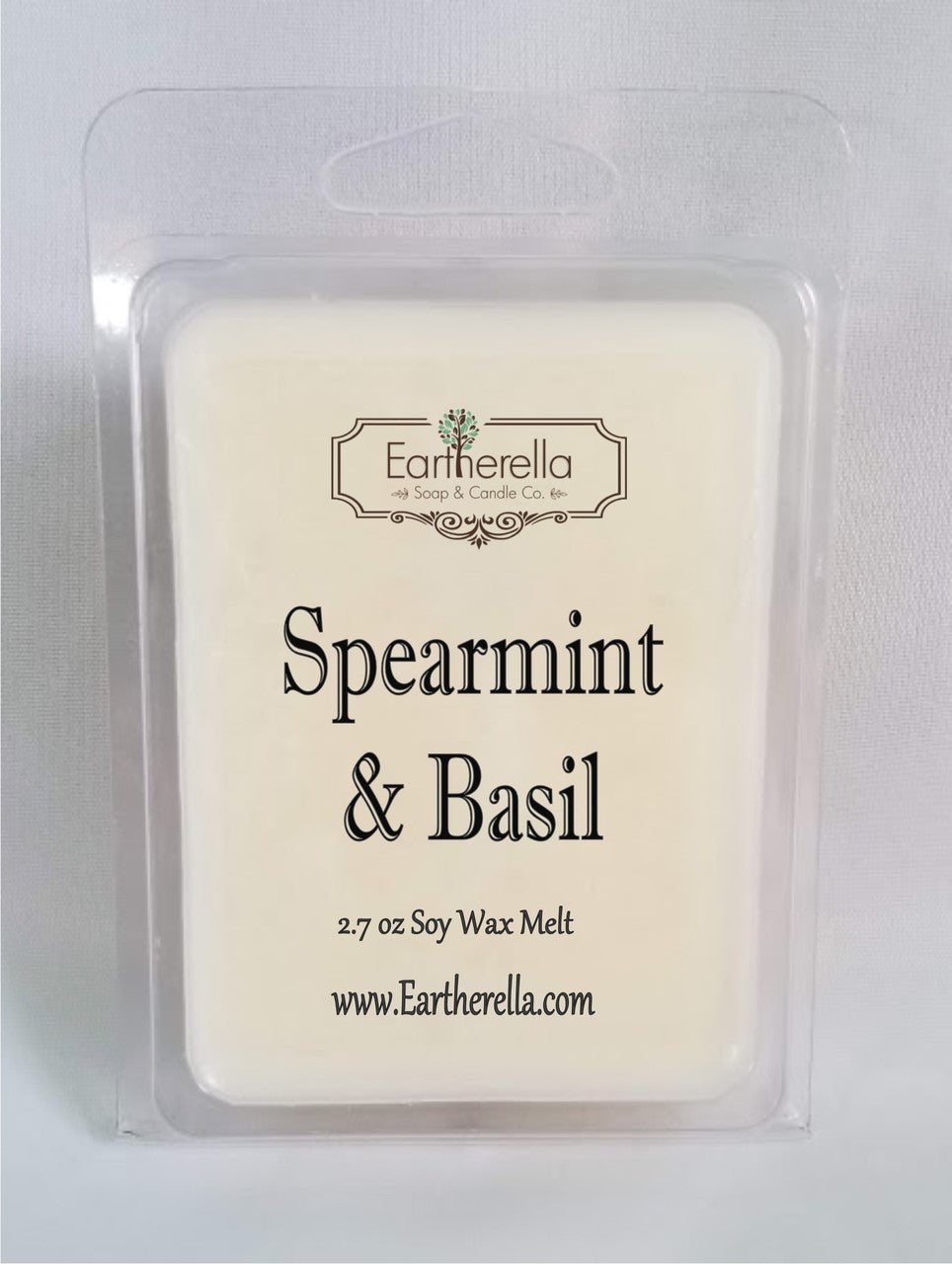 SPEARMINT & BASIL Soy Melts Tarts 2.7 oz