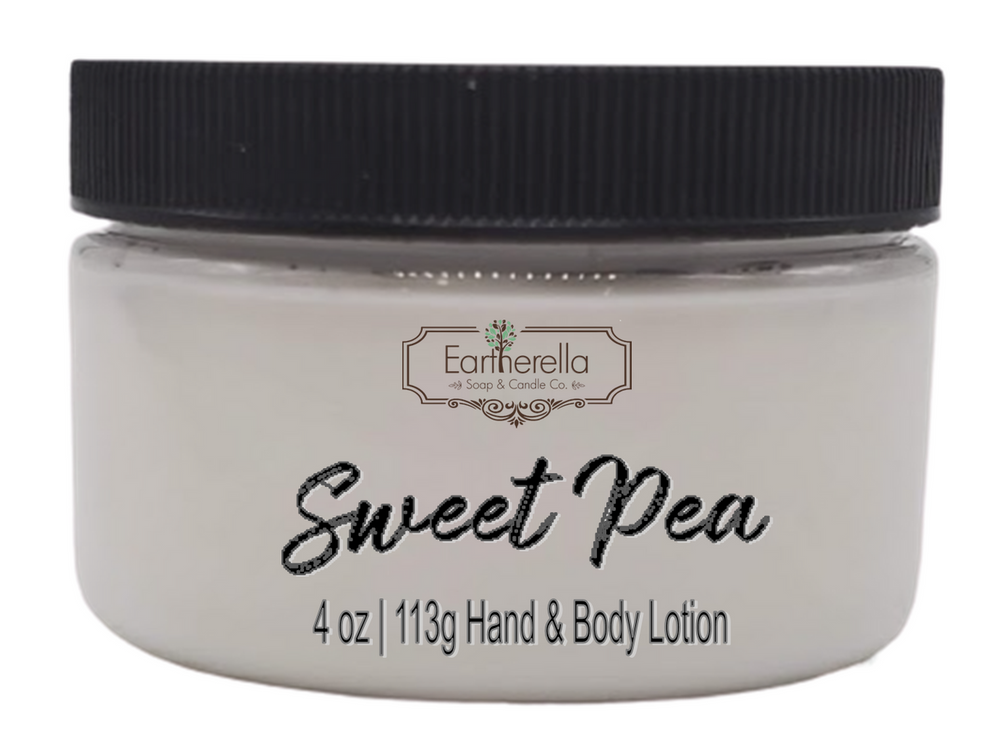 SWEET PEA Hand & Body Lotion Jar, 4 oz.