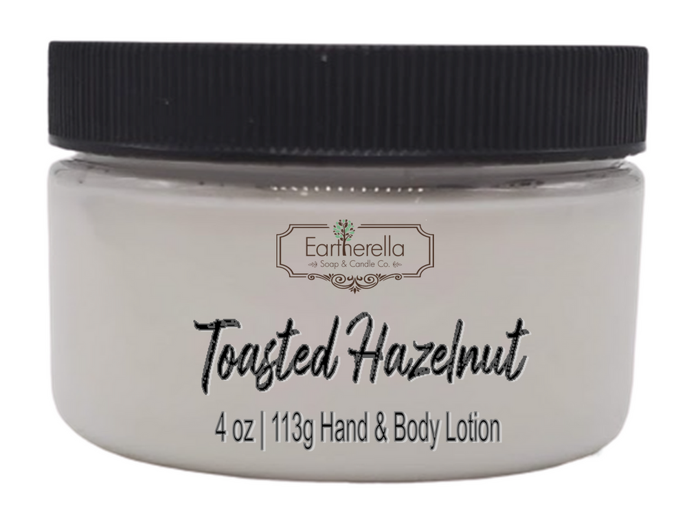 TOASTED HAZELNUT Hand & Body Lotion Jar, 4 oz.